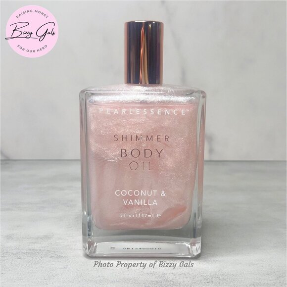 Pearlessence Shimmer Body Oil Coconut & Vanilla - Picture 1 of 3